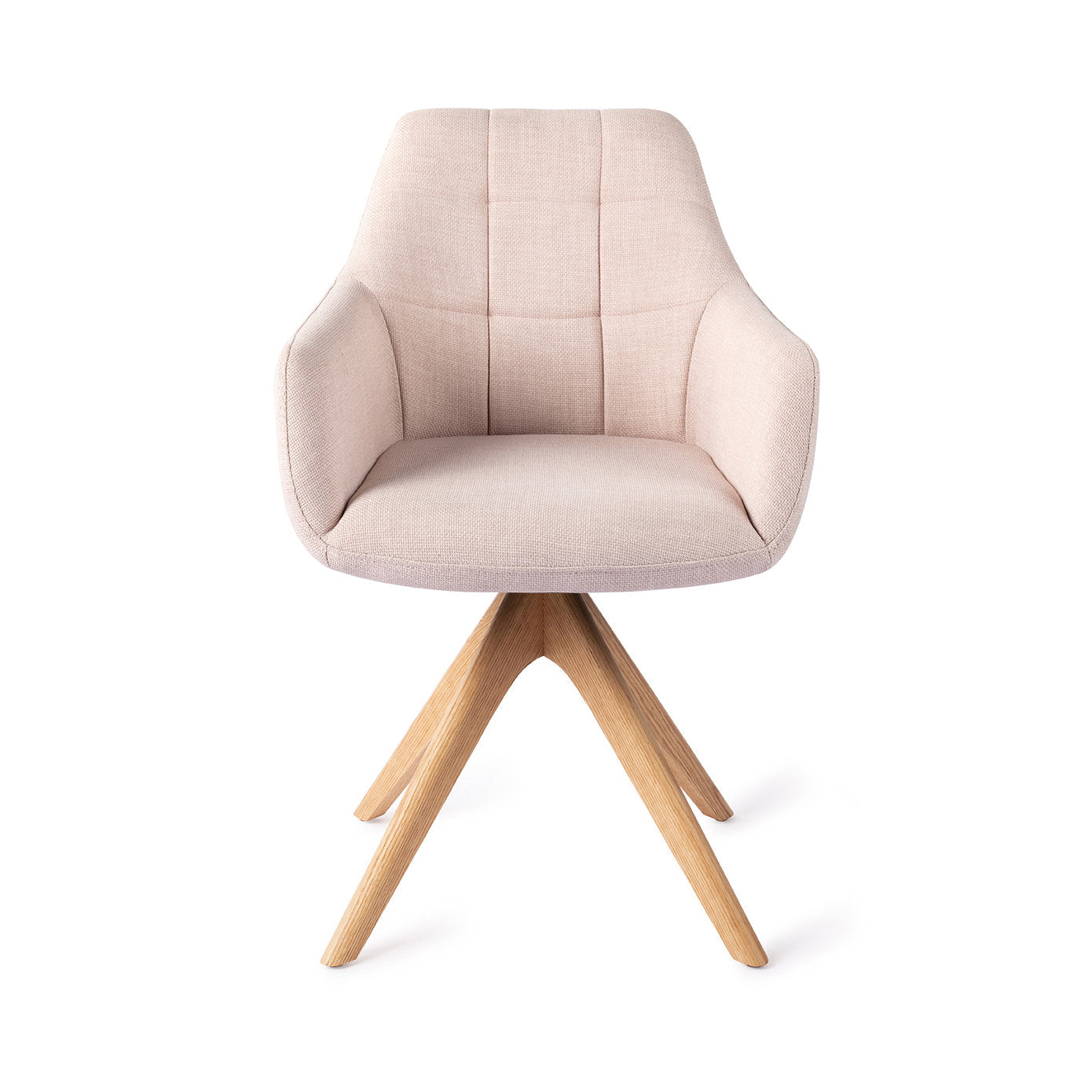 Jesper Home Noto Petal Pink Eetkamerstoel - Revolve Oak Natural - KwaliteitWonen.nl