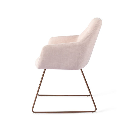 Jesper Home Noto Petal Pink Eetkamerstoel - Slide Rose - KwaliteitWonen.nl