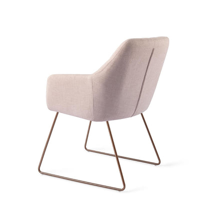 Jesper Home Noto Petal Pink Eetkamerstoel - Slide Rose - KwaliteitWonen.nl