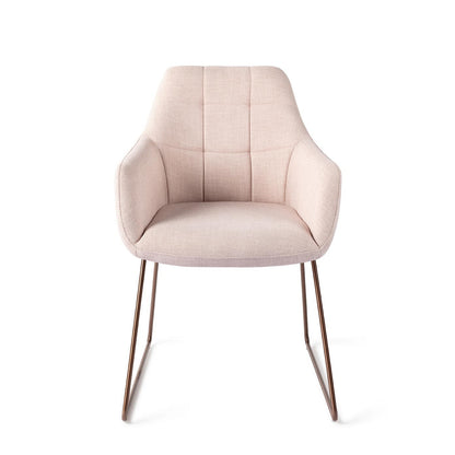 Jesper Home Noto Petal Pink Eetkamerstoel - Slide Rose - KwaliteitWonen.nl