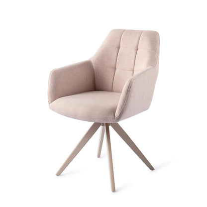 Jesper Home Noto Petal Pink Eetkamerstoel - Turn Beige - KwaliteitWonen.nl