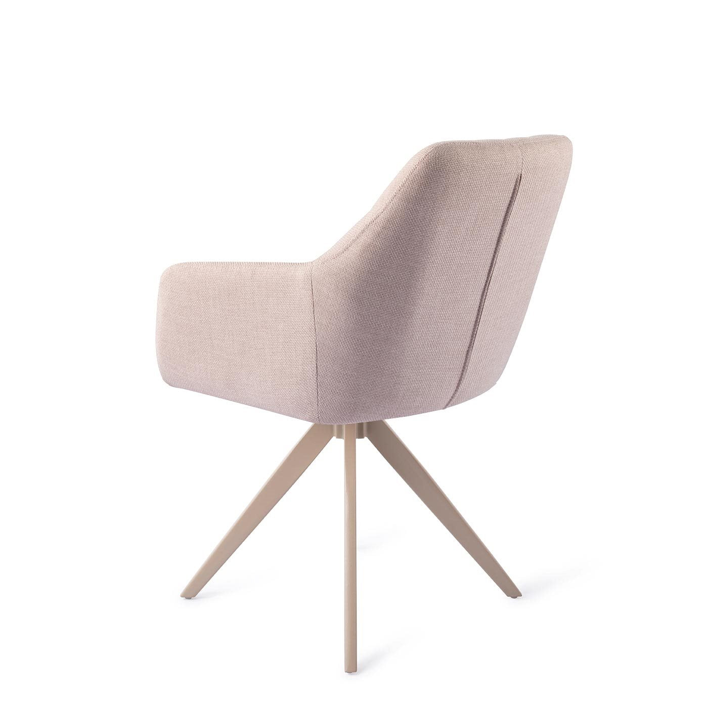 Jesper Home Noto Petal Pink Eetkamerstoel - Turn Beige - KwaliteitWonen.nl