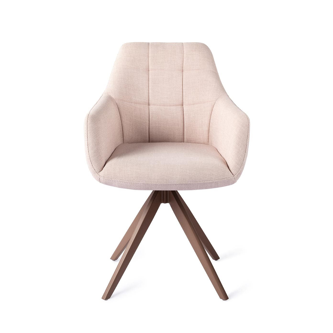 Jesper Home Noto Petal Pink Eetkamerstoel - Turn Brown - KwaliteitWonen.nl