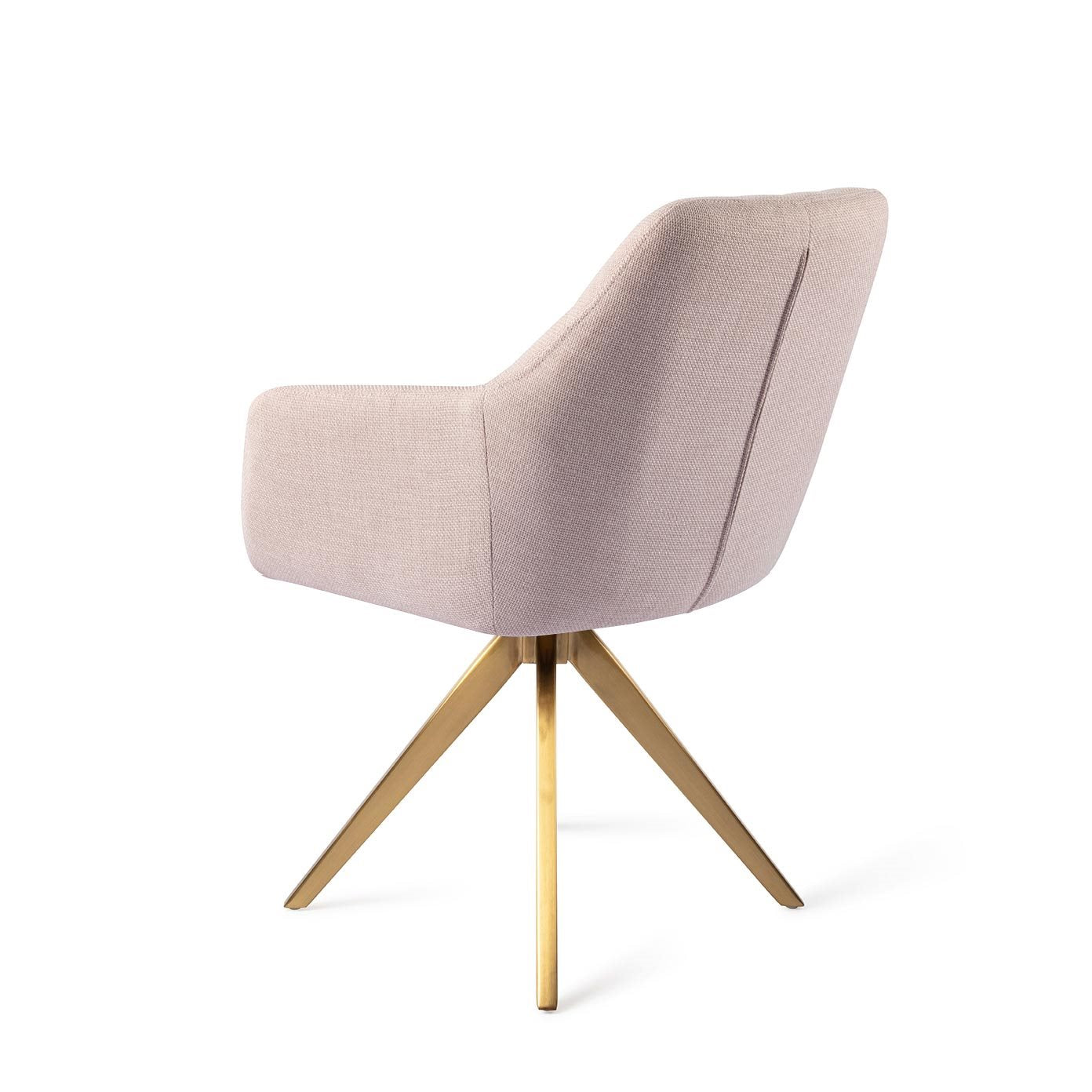 Jesper Home Noto Petal Pink Eetkamerstoel - Turn Gold - KwaliteitWonen.nl