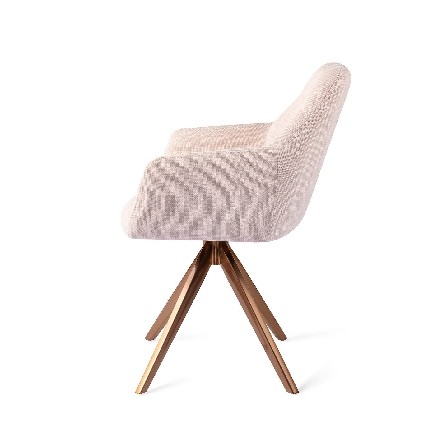 Jesper Home Noto Petal Pink Eetkamerstoel - Turn Rose - KwaliteitWonen.nl