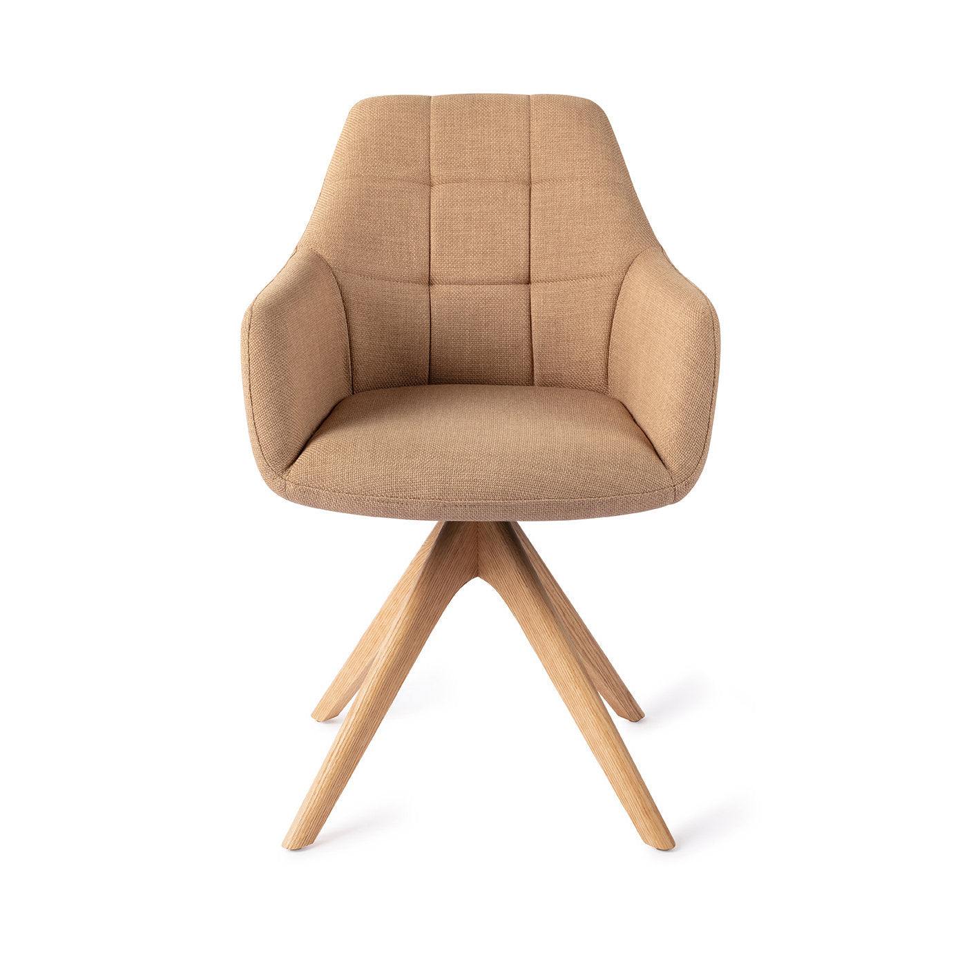 Jesper Home Noto Toasted Toffee Eetkamerstoel - Revolve Oak Natural - KwaliteitWonen.nl