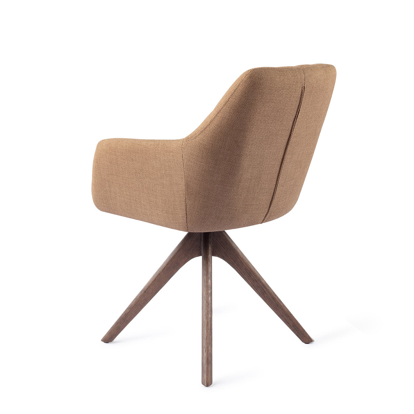 Jesper Home Noto Toasted Toffee Eetkamerstoel - Revolve Oak Walnut - KwaliteitWonen.nl