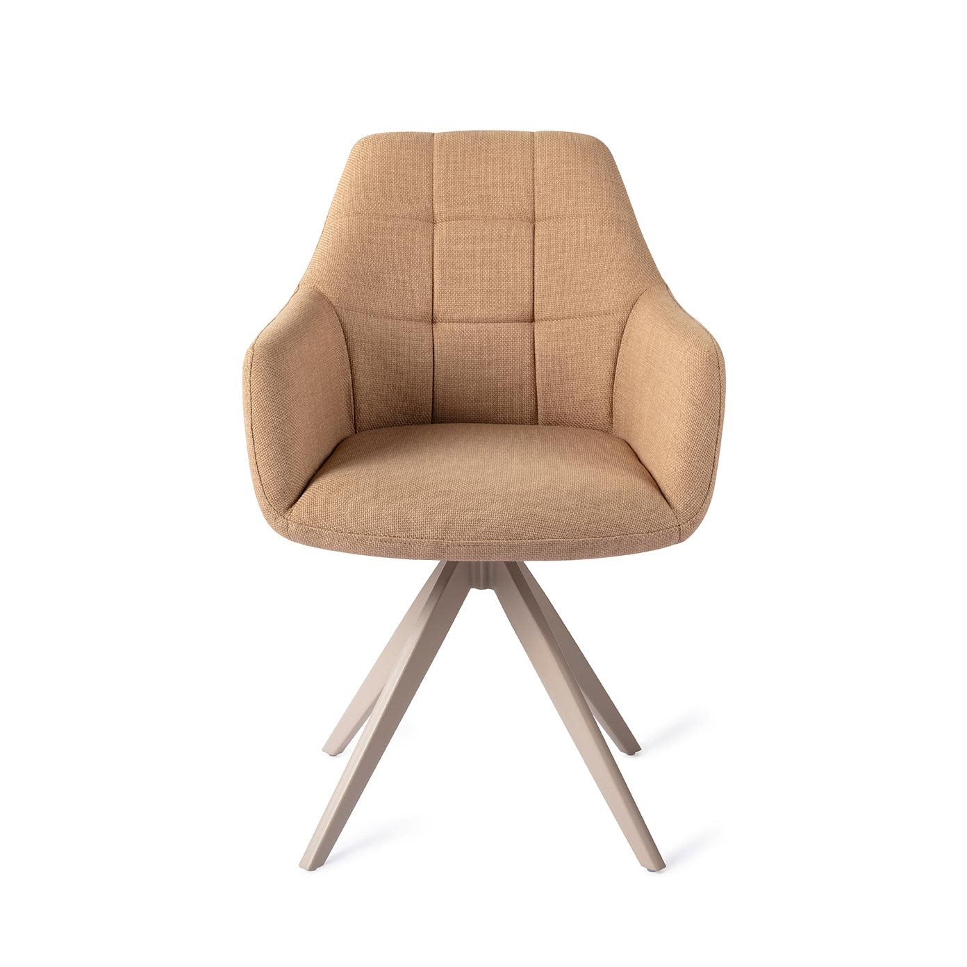 Jesper Home Noto Toasted Toffee Eetkamerstoel - Turn Beige - KwaliteitWonen.nl