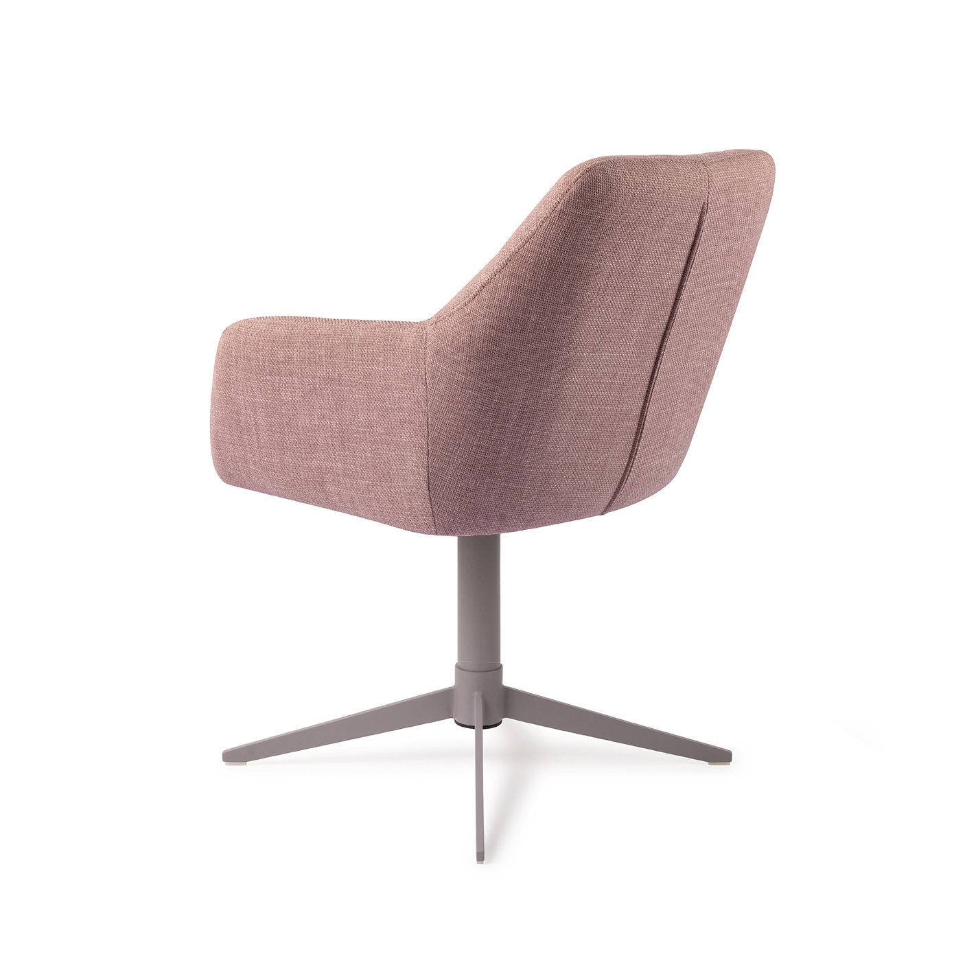 Jesper Home Noto VIntage Rose Eetkamerstoel - Quad Grey - KwaliteitWonen.nl