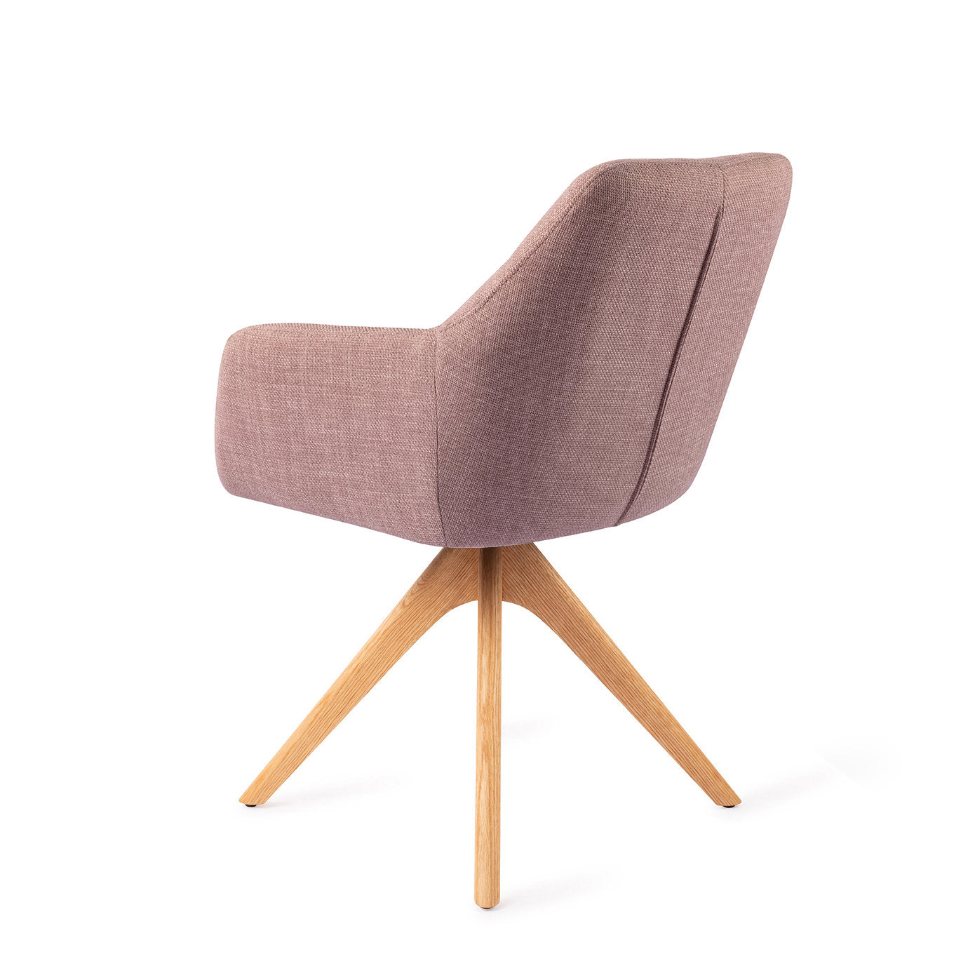 Jesper Home Noto VIntage Rose Eetkamerstoel - Revolve Oak Natural - KwaliteitWonen.nl