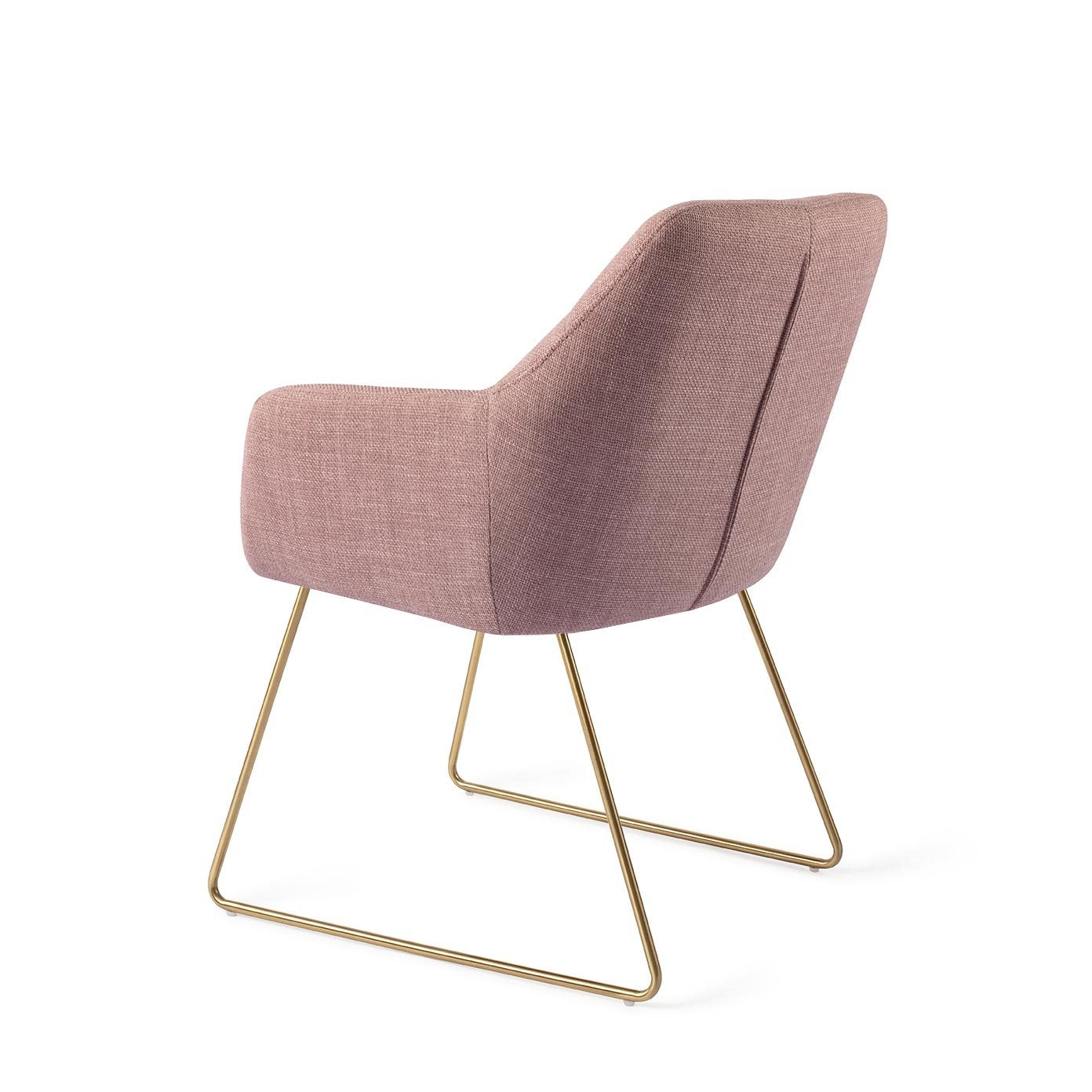 Jesper Home Noto VIntage Rose Eetkamerstoel - Slide Gold - KwaliteitWonen.nl