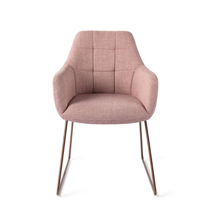 Jesper Home Noto VIntage Rose Eetkamerstoel - Slide Rose - KwaliteitWonen.nl