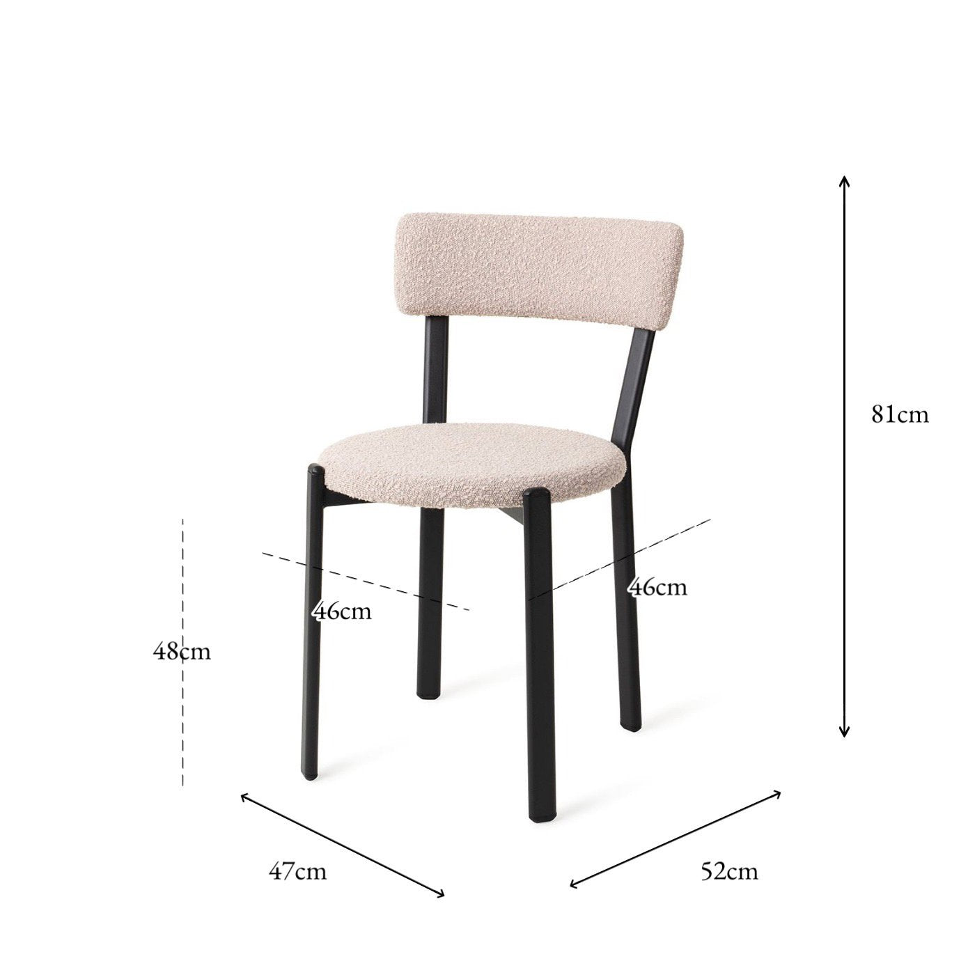 Jesper Home Obu Blush Blush Eetkamerstoel - KwaliteitWonen.nl