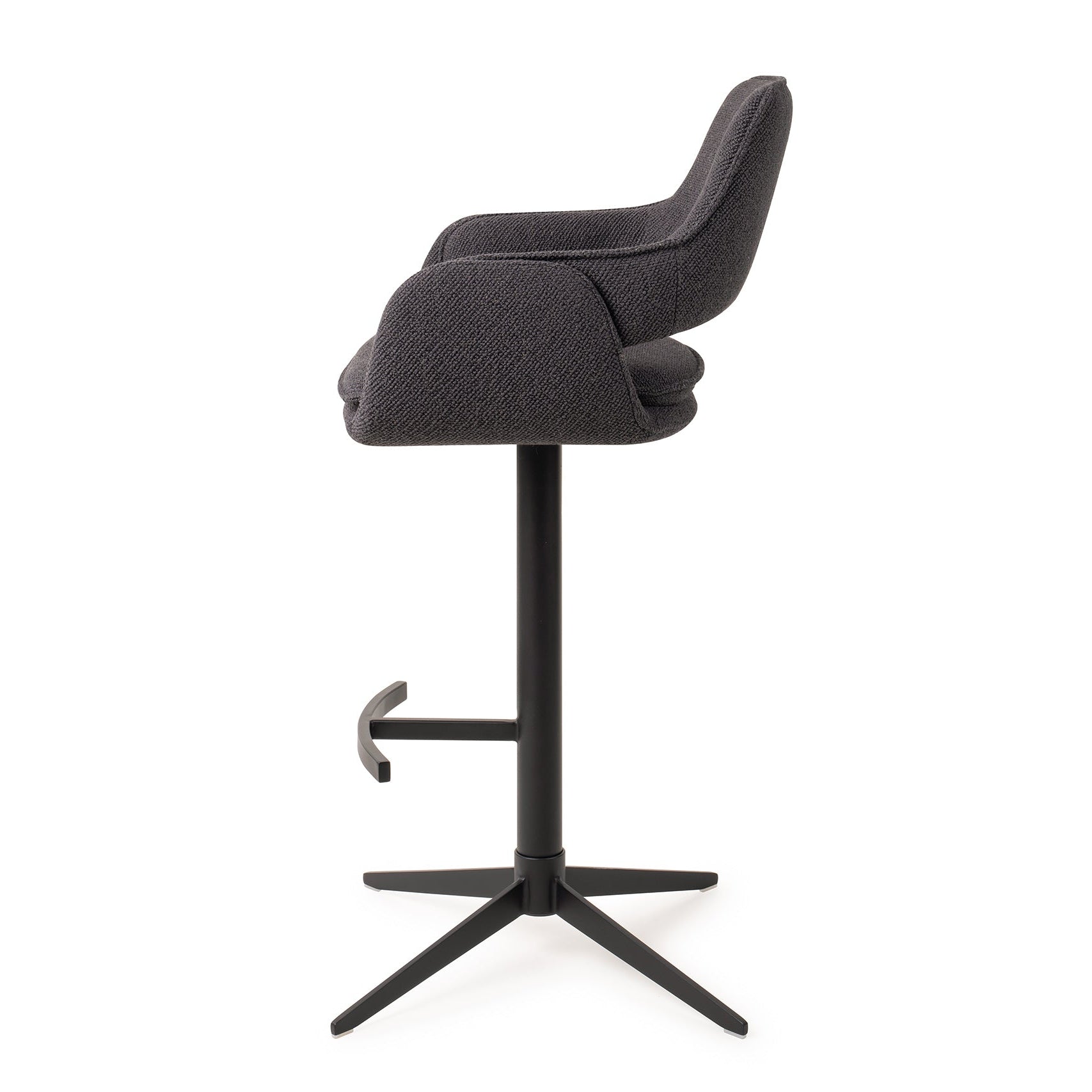 Jesper Home Oketo Indigo Ink Barkruk (H)-Kwaliteitwonen.nl