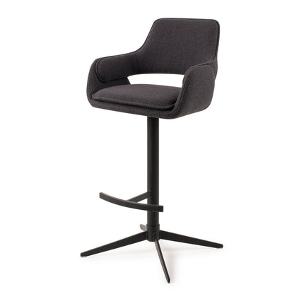 Jesper Home Oketo Indigo Ink Barkruk (H)-Kwaliteitwonen.nl