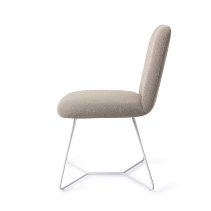 Jesper Home Taiwa Foggy Fusion Eetkamerstoel - Beehive White - KwaliteitWonen.nl