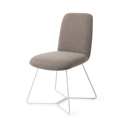 Jesper Home Taiwa Foggy Fusion Eetkamerstoel - Beehive White - KwaliteitWonen.nl
