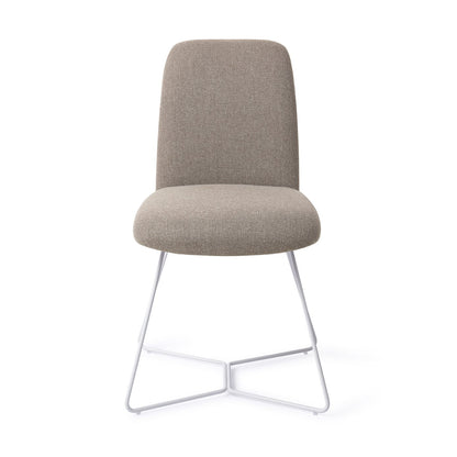 Jesper Home Taiwa Foggy Fusion Eetkamerstoel - Beehive White - KwaliteitWonen.nl