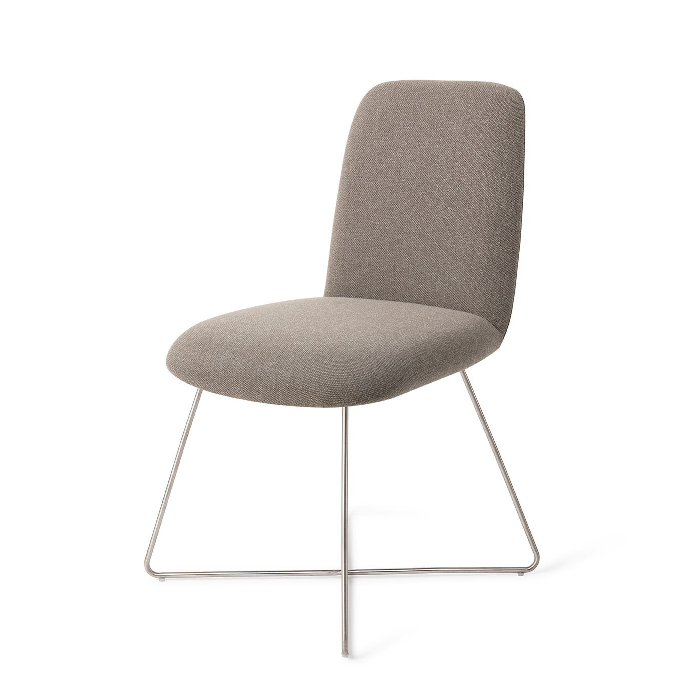 Jesper Home Taiwa Foggy Fusion Eetkamerstoel - Cross Steel - KwaliteitWonen.nl