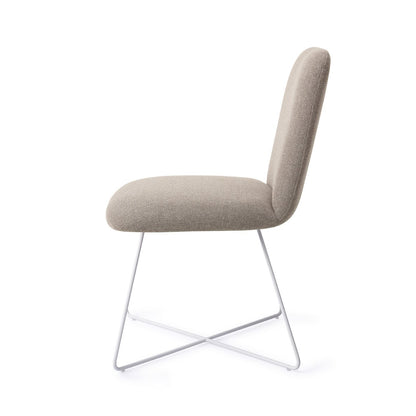 Jesper Home Taiwa Foggy Fusion Eetkamerstoel - Cross White - KwaliteitWonen.nl
