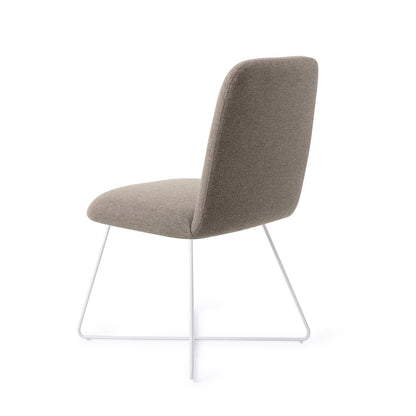 Jesper Home Taiwa Foggy Fusion Eetkamerstoel - Cross White - KwaliteitWonen.nl