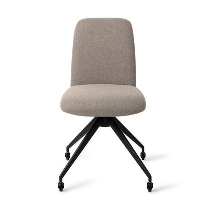 Jesper Home Taiwa Foggy Fusion Eetkamerstoel - Glide Black - KwaliteitWonen.nl