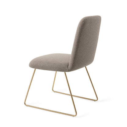Jesper Home Taiwa Foggy Fusion Eetkamerstoel - Slide Gold - KwaliteitWonen.nl