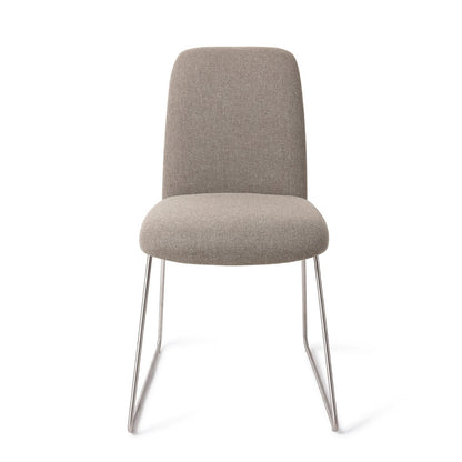 Jesper Home Taiwa Foggy Fusion Eetkamerstoel - Slide Steel - KwaliteitWonen.nl