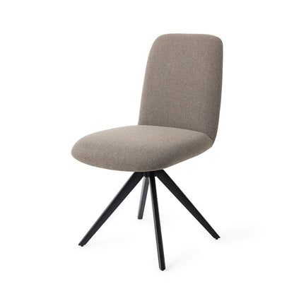 Jesper Home Taiwa Foggy Fusion Eetkamerstoel - Turn Black - KwaliteitWonen.nl