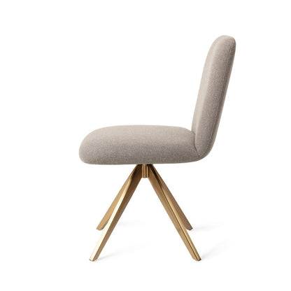 Jesper Home Taiwa Foggy Fusion Eetkamerstoel - Turn Gold - KwaliteitWonen.nl