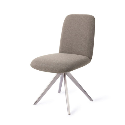 Jesper Home Taiwa Foggy Fusion Eetkamerstoel - Turn Steel - KwaliteitWonen.nl