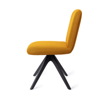Jesper Home Taiwa Groovy Garam Eetkamerstoel - Revolve Oak Black - KwaliteitWonen.nl