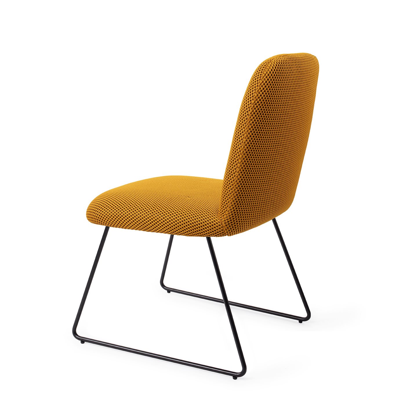 Jesper Home Taiwa Groovy Garam Eetkamerstoel - Slide Black - KwaliteitWonen.nl