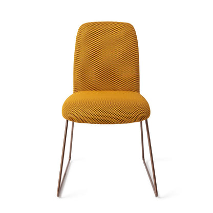 Jesper Home Taiwa Groovy Garam Eetkamerstoel - Slide Rose - KwaliteitWonen.nl