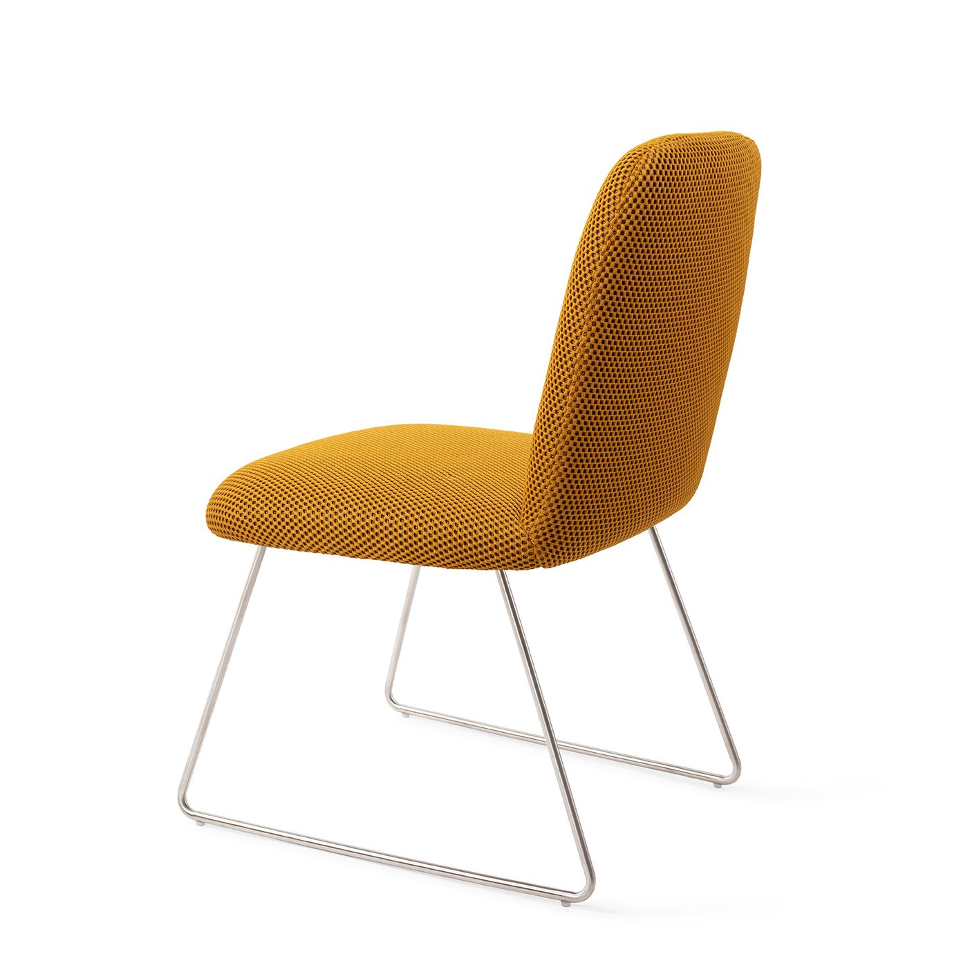Jesper Home Taiwa Groovy Garam Eetkamerstoel - Slide Steel - KwaliteitWonen.nl