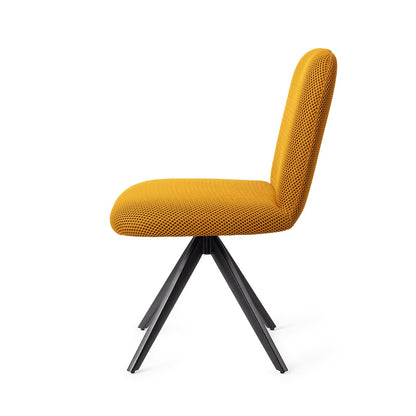 Jesper Home Taiwa Groovy Garam Eetkamerstoel - Turn Black - KwaliteitWonen.nl