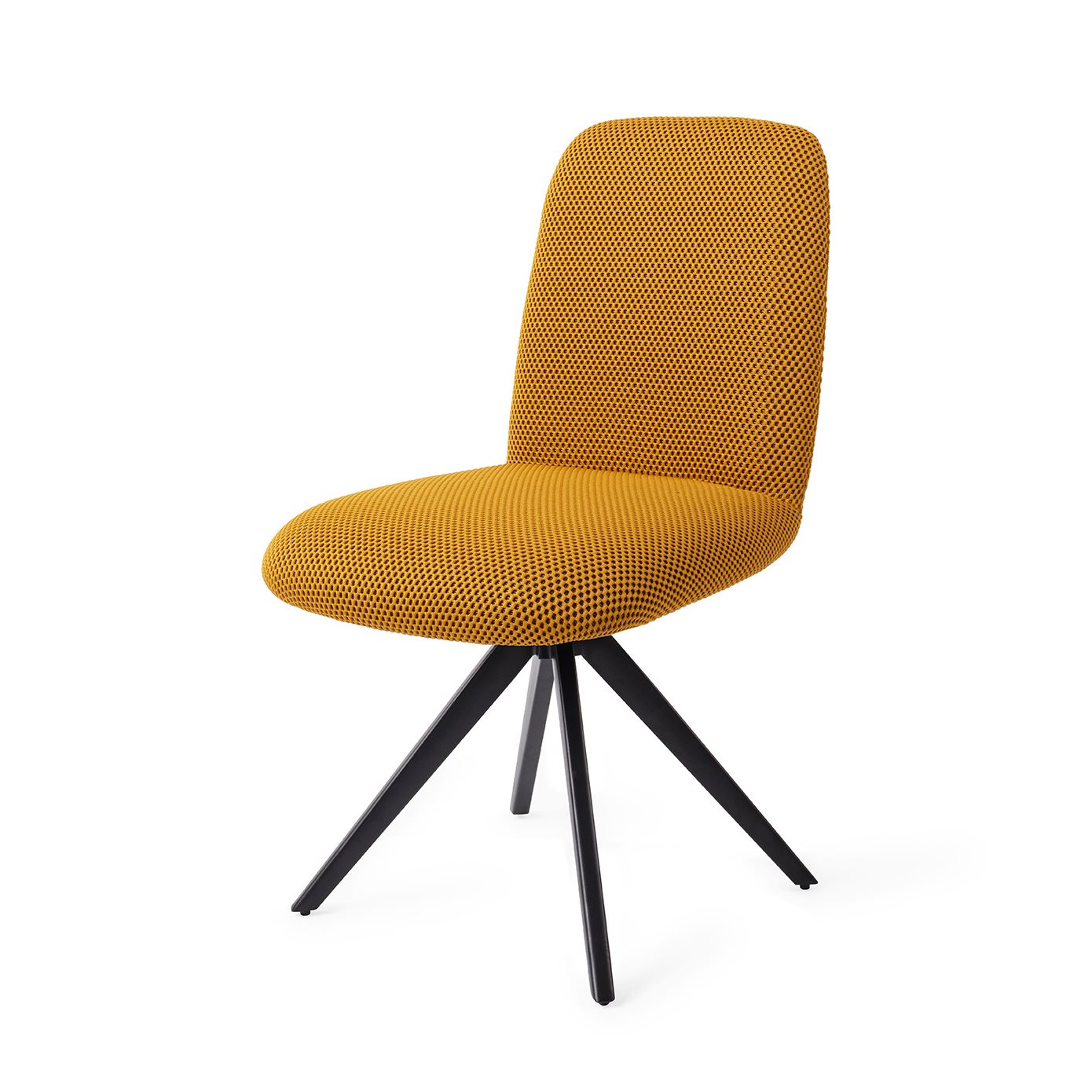 Jesper Home Taiwa Groovy Garam Eetkamerstoel - Turn Black - KwaliteitWonen.nl