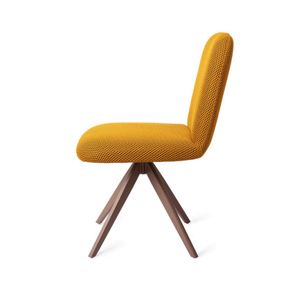 Jesper Home Taiwa Groovy Garam Eetkamerstoel - Turn Brown - KwaliteitWonen.nl