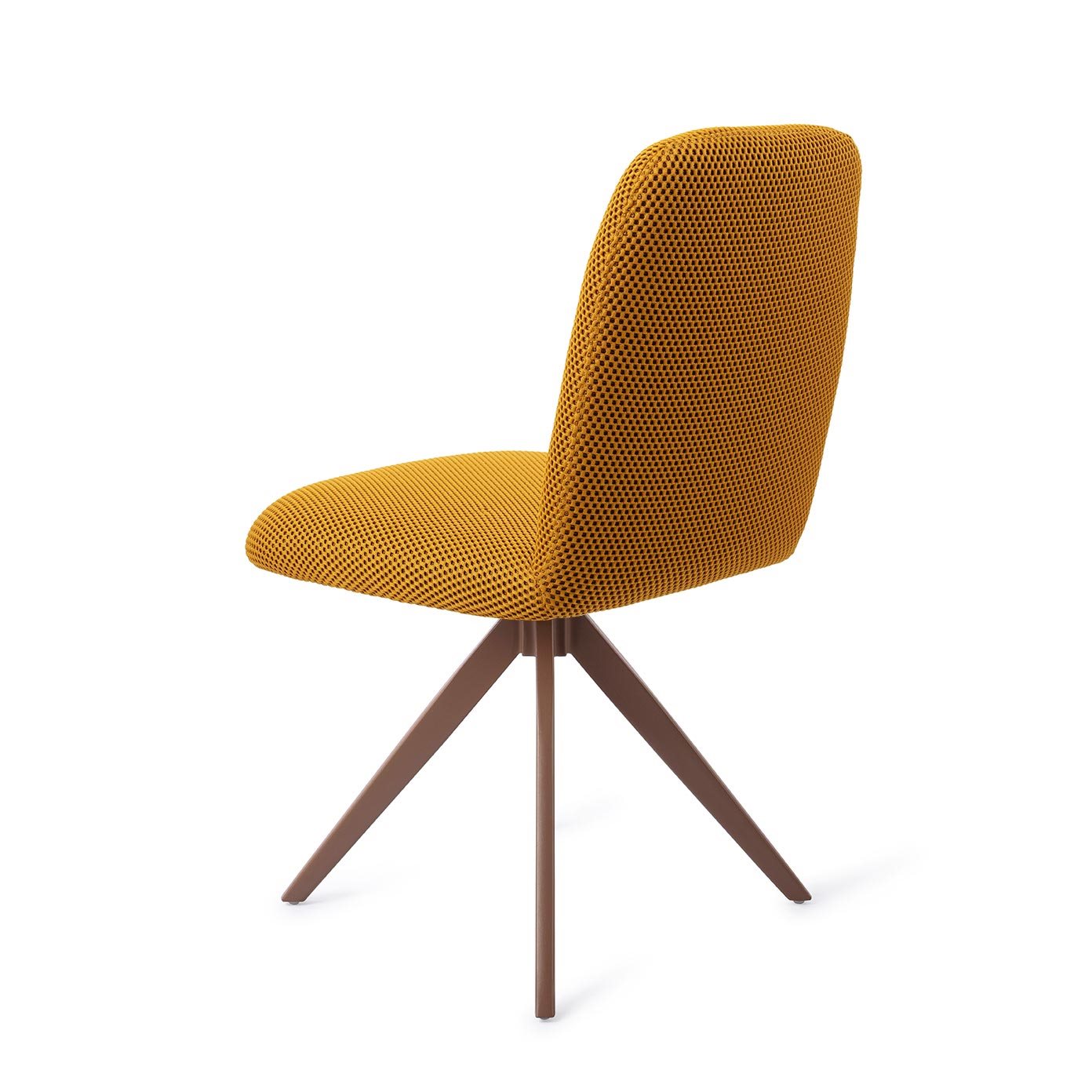 Jesper Home Taiwa Groovy Garam Eetkamerstoel - Turn Brown - KwaliteitWonen.nl