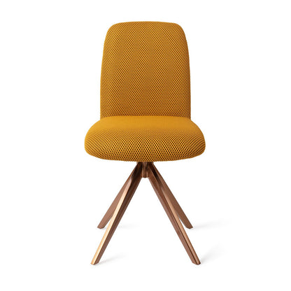 Jesper Home Taiwa Groovy Garam Eetkamerstoel - Turn Rose - KwaliteitWonen.nl