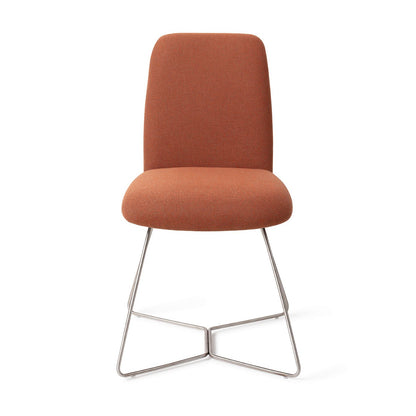 Jesper Home Taiwa Hearth Harmony Eetkamerstoel - Beehive Steel - KwaliteitWonen.nl