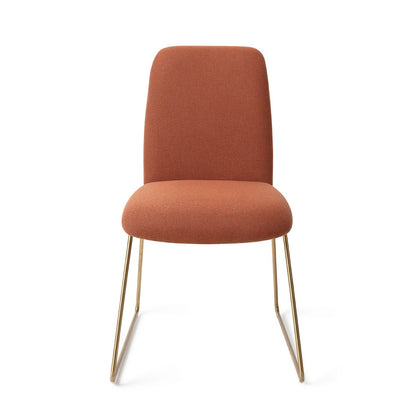 Jesper Home Taiwa Hearth Harmony Eetkamerstoel - Slide Gold - KwaliteitWonen.nl