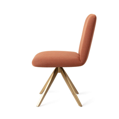 Jesper Home Taiwa Hearth Harmony Eetkamerstoel - Turn Gold - KwaliteitWonen.nl