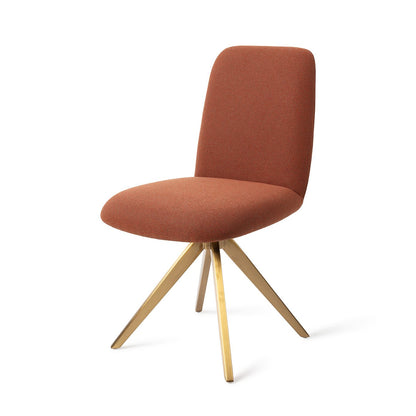 Jesper Home Taiwa Hearth Harmony Eetkamerstoel - Turn Gold - KwaliteitWonen.nl