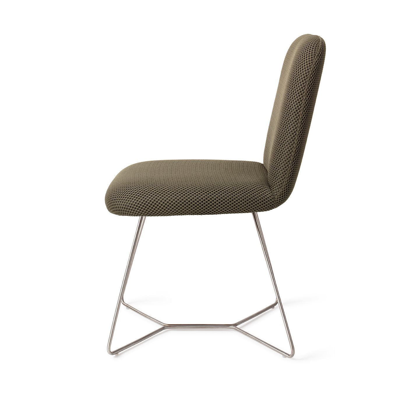 Jesper Home Taiwa Jungle Jewel Eetkamerstoel - Beehive Steel - KwaliteitWonen.nl