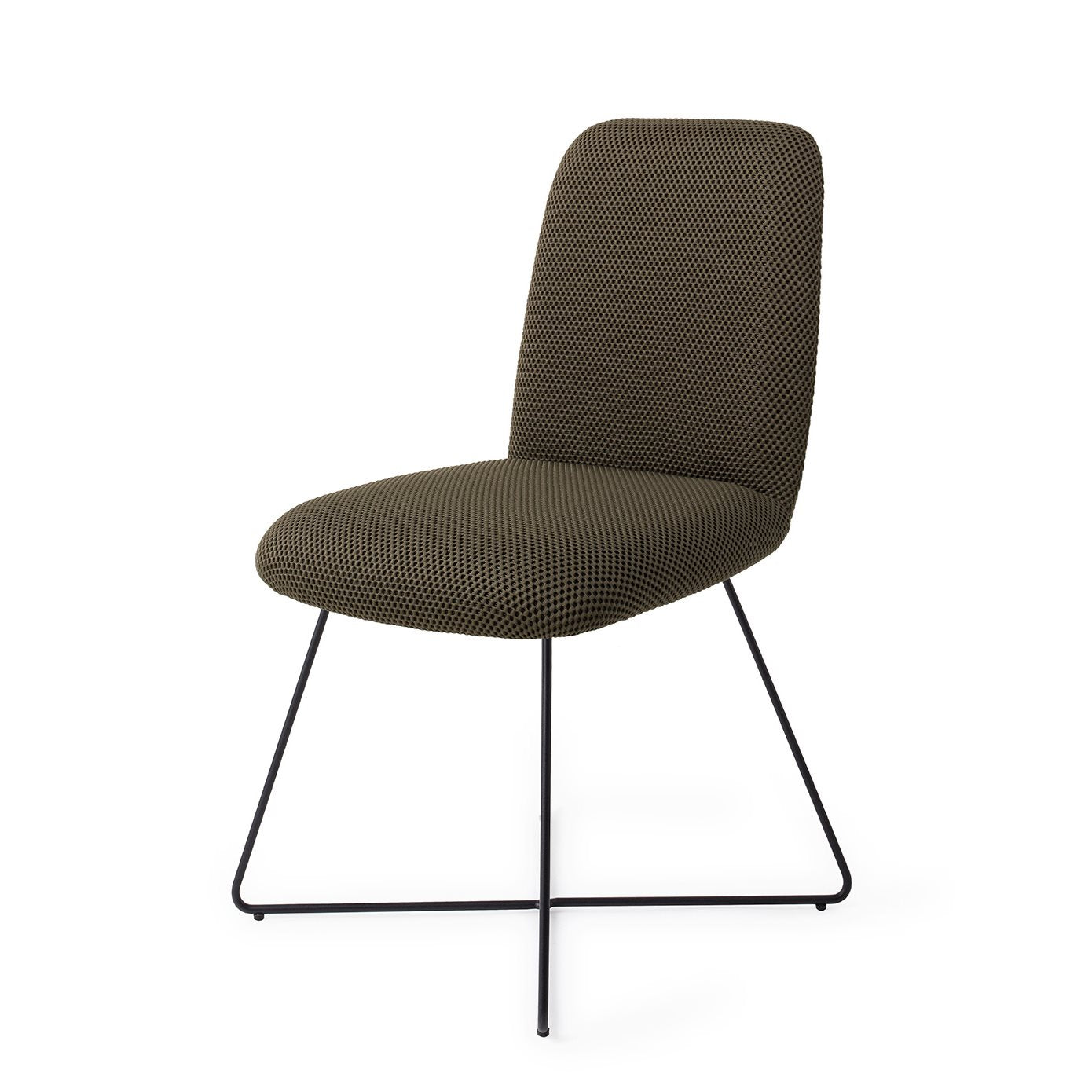 Jesper Home Taiwa Jungle Jewel Eetkamerstoel - Cross Black - KwaliteitWonen.nl