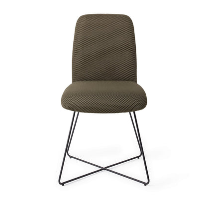 Jesper Home Taiwa Jungle Jewel Eetkamerstoel - Cross Black - KwaliteitWonen.nl