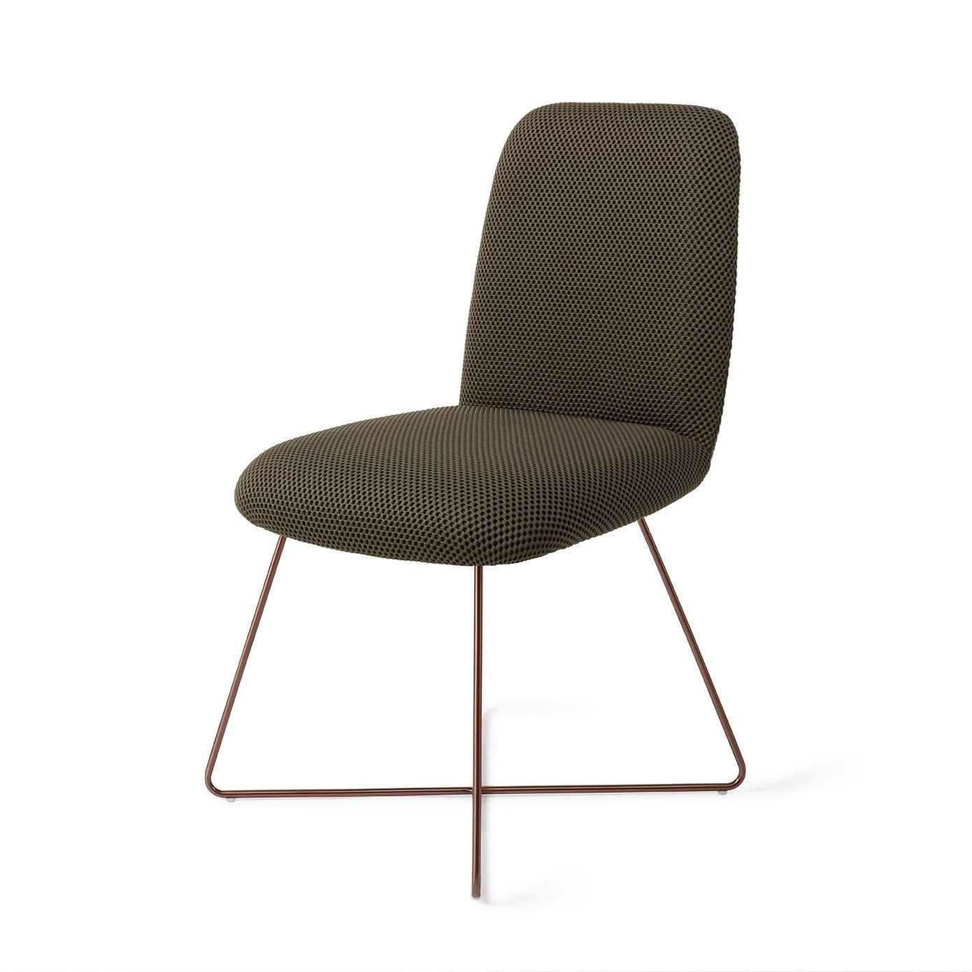 Jesper Home Taiwa Jungle Jewel Eetkamerstoel - Cross Rose - KwaliteitWonen.nl