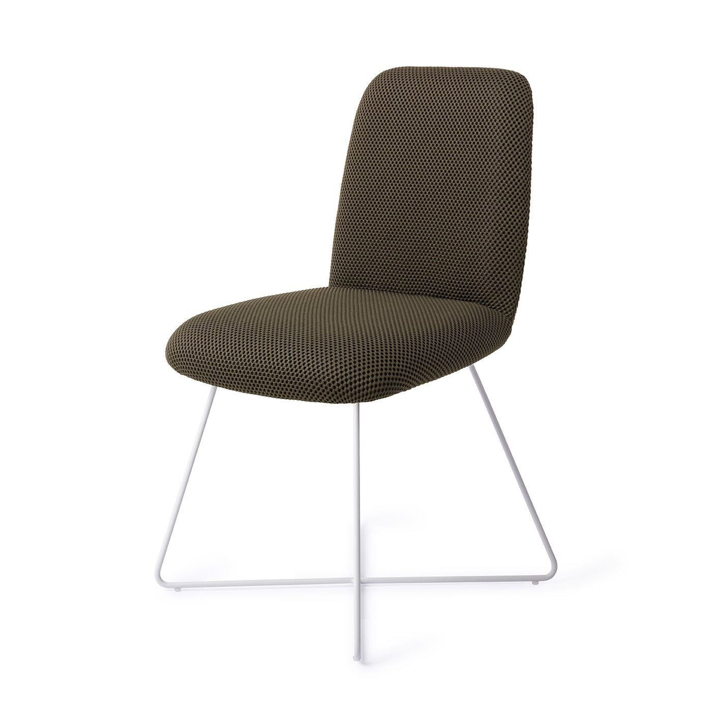 Jesper Home Taiwa Jungle Jewel Eetkamerstoel - Cross White - KwaliteitWonen.nl