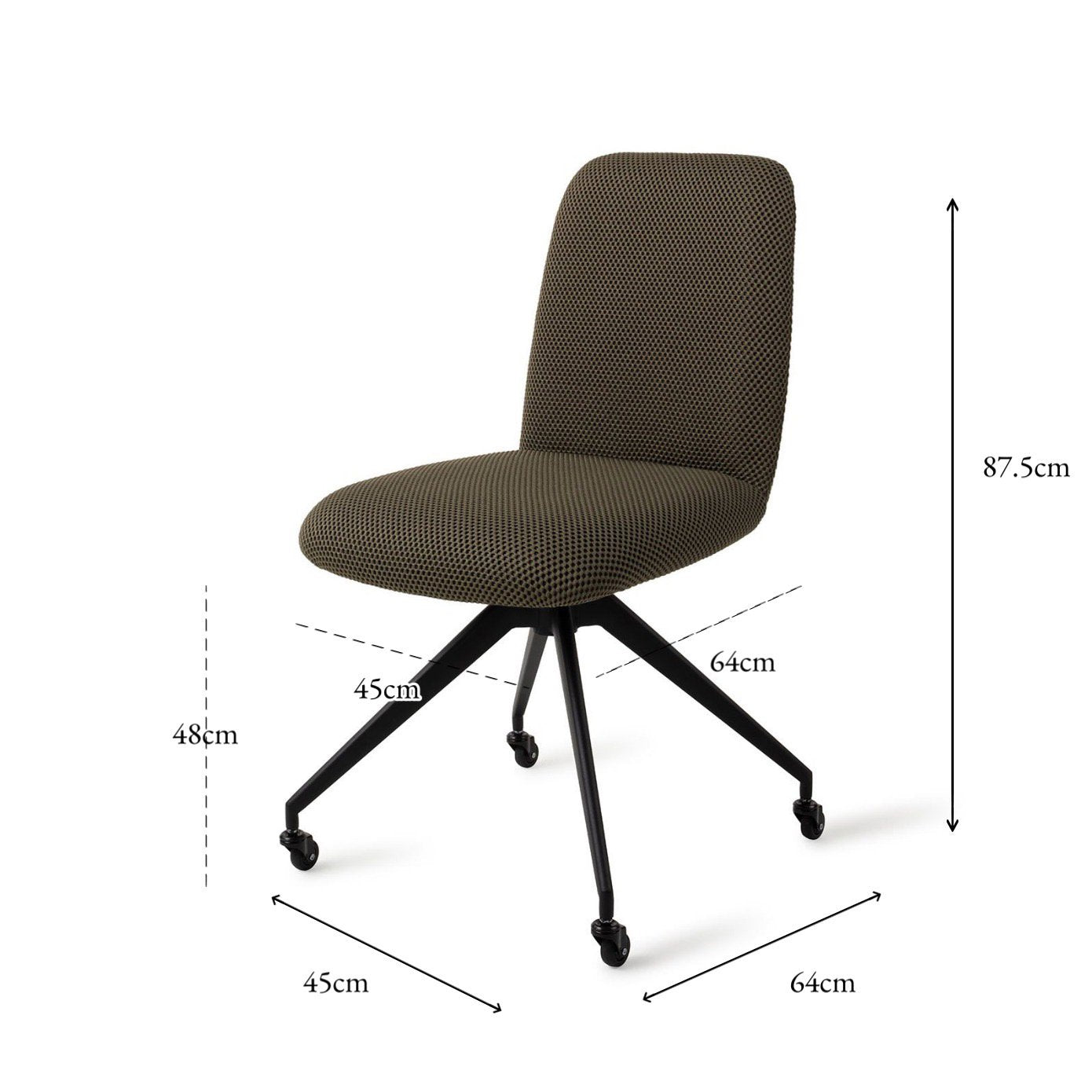 Jesper Home Taiwa Jungle Jewel Eetkamerstoel - Glide Black - KwaliteitWonen.nl